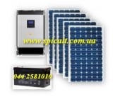 Резервная солнечная электростанция 4 кВт